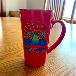Good Karma Peace Frog Mug